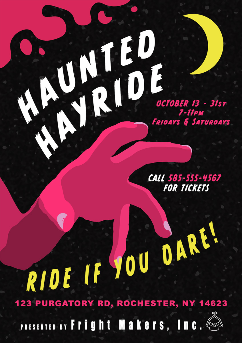A halloween poster design